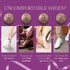 Ballotte Premium Silicone Heel Protectors - Gel Heel Pads/Silicone Socks for Women & Men, Pain Relief for Cracked Heel