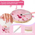 Nail Art Tool Set, 15 PCS Brushes, Resin Painting Palette, Detail Brush, Nail Dotting Pen for DIY Manicure (Pink)