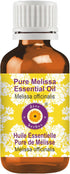 Deve Herbes Pure Melissa Essential Oil 10ml (0.33 oz) Steam Distilled