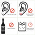 Maitys 180 Pcs Earrings Hole Cleaner, Rose Fragrance Ear Care Kit, Piercing Cleaning Tool for Aftercare