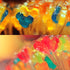 Augshy Cake Pop Bags, 300 Pcs 4x6" Treat Cello Bags with 300 Twist Ties for Lollipop Candy Wrapping