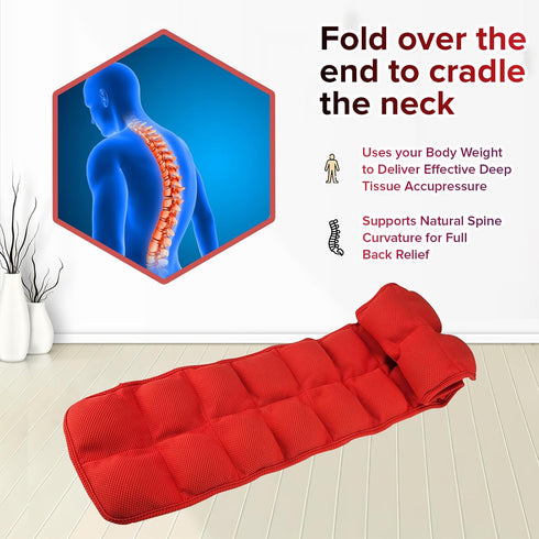 M PAIN MANAGEMENT TECHNOLOGIES 24 Microwavable Heated Acupressure Back Stretcher by Hot Spine - Full Back and Neck