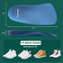 Welnove Plantar Fasciitis Heel Inserts Insoles, Arch Support Cushions for Foot Pain Relief, Orthotic Heel Cups for
