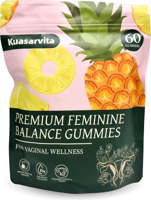 Premium Feminine Balance Gummies for Women, Vaginal Probiotics, PH Balance for Women