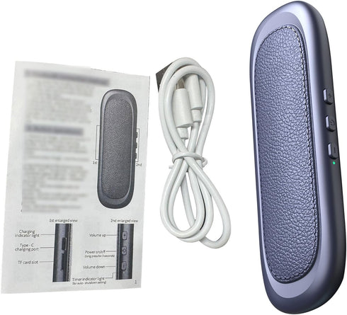 Pillow Speaker, Sleep Sound Machine with Bone Conduction, White Noise and Auto Shutoff, Ideal for Sleep Travel Home