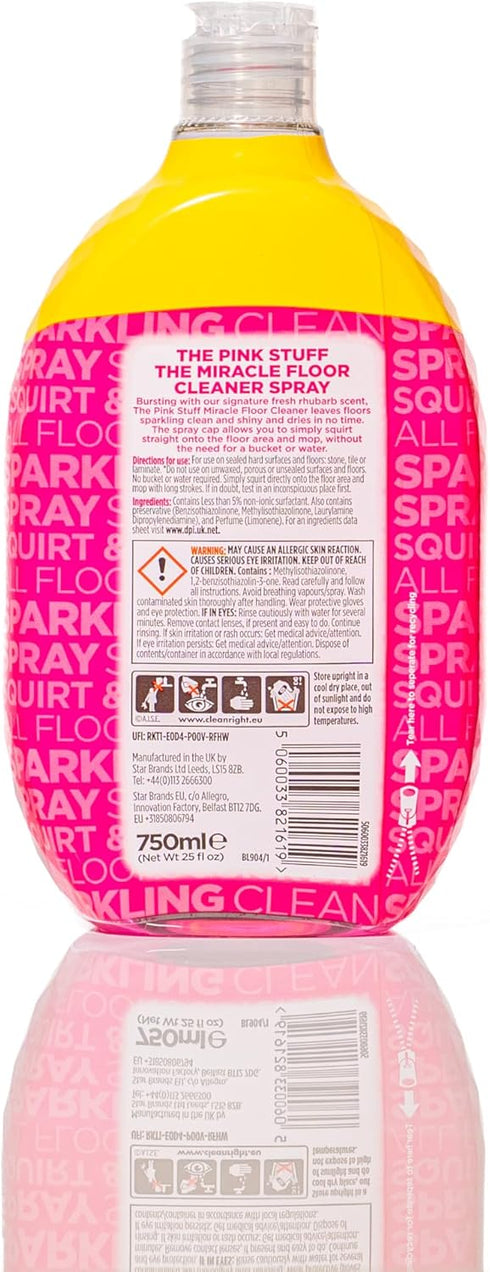 Stardrops - The Pink Stuff - Miracle Floor Cleaner Spray for Easy Squirt and Mop Cleaning