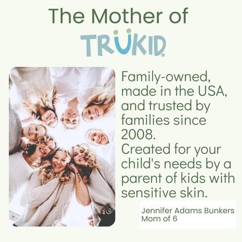 TruKid Natural Eczema Cream for Kids, 3.4oz, NEA-Accepted, Safe for Sensitive Skin, Unscented