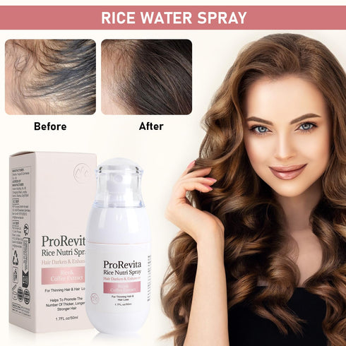 Bello Hair Helper Spray for Thinning Hair - Hair Growth Spray, Rice Water Spray, Restore Dry Damaged Hair, Unisex (2Pcs)