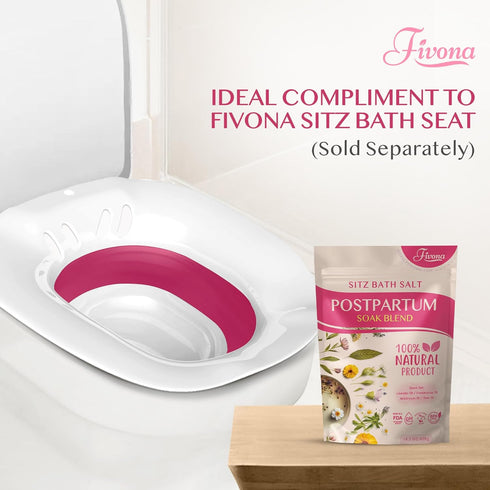 FIVONA Postpartum Soak Blend, Epsom Salt with Essential Oils for Sitz Bath and Perineal Care