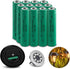 Ni-MH Rechargeable AAA Batteries 600mAh 1.2V Pre-Charged for Solar Garden Landscaping Outdoor Solar Lights (12 Pack)