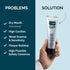 Dr. Jen Super Paste Toothpaste with Fluoride +10% Nano-Hydroxyapatite - Travel Teeth Whitening Toothpaste for Sensitive