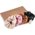 Lolalet 4 PCS Stash Scrunchies with Zipper Pocket, Hidden Pocket Scrunchie for Money, Elastic Hair Ties