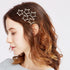 Star Hair Clips 2000s Y2K Snap Hair Barrettes, Non Slip Silver Metal Hair Accessories for Girls Women