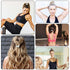 Sparkly Rhinestone Hair Accessories, 2 PCS Elastic Scrunchies, Ponytail Holder, Crystal Cuff Hair Band for Women