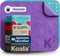 Koala Lens Cleaning Cloth, Japanese Microfiber Eyeglass Cleaner for Glasses, Camera Lens, VR/AR Headset, Blue & Purple
