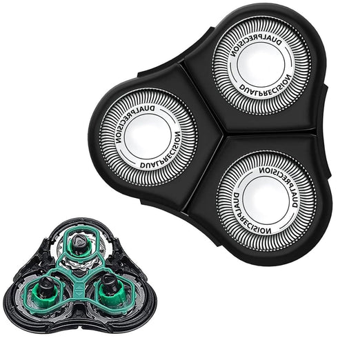 RQ11 Replacement Heads for Norelco Razors, Compatible with Philips 1100 Series, 1150x, 1160x, 1170x, 1180x, Upgraded
