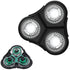 RQ11 Replacement Heads for Norelco Razors, Compatible with Philips 1100 Series, 1150x, 1160x, 1170x, 1180x, Upgraded