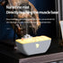 Laviniar 300ml 7 Essential Oil Diffuser, Boat Quiet Portable Humidifier Aroma Diffuser, with Colors Light