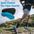 3/4 Orthotic Insoles, Shoe Inserts for Plantar Fasciitis Relief, High Arch Support for Flat Feet, Heel Pain (Small)