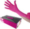 Waxness Cosmetology Nitrile Gloves, Pink Medium, 100 pcs/box