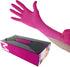Waxness Cosmetology Nitrile Gloves, Pink Medium, 100 pcs/box