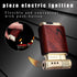 Yusud Vintage Trench Lighter, Butane Refillable Antique Flip Lighter, Retro Soft Flame Table Lighters