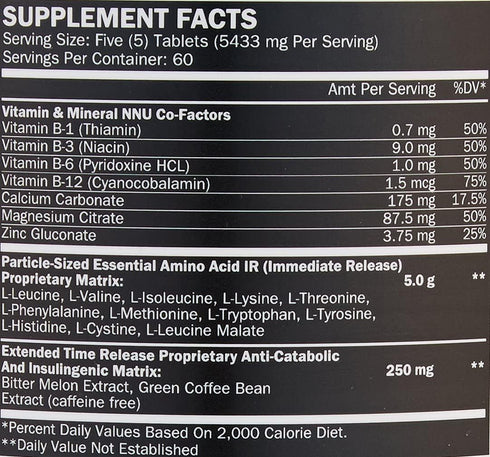 Humapro Whole Food Protein Equivalent, Protein Matrix for Humans, Essential Amino Acids, Easy Digestion, 300 Tablets