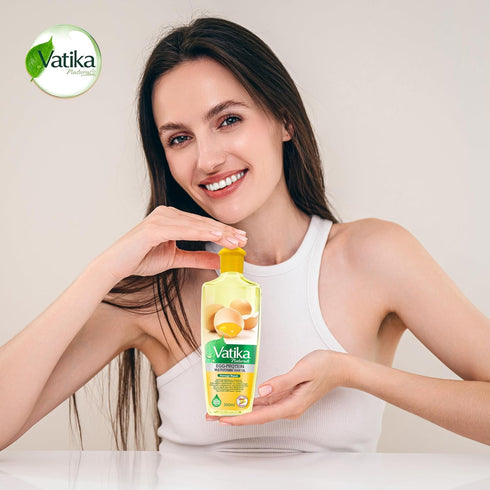Vatika Naturals Multivitamin Hair Oil, 300 ML - Enhances, Conditions & Strengthens Hair with Egg Protein