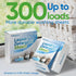 Laundry Detergent Sheets, 300 Loads, Eco-friendly Plastic-Free, Fresh Linen, Travel Laundry Detergent