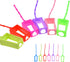 Kare & Kind 7x 30ML Backpacks, Silicone Hand Sanitizer Protective Cases (empty) - Soft Smooth Holders for Bottles