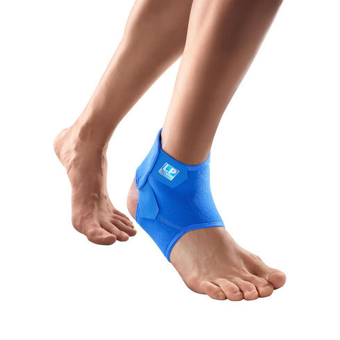 LP SUPPORT 768 Ankle Support - Adjustable Achilles Tendon Open Heel Strap - Pain Relief Brace for Sprains and Injury