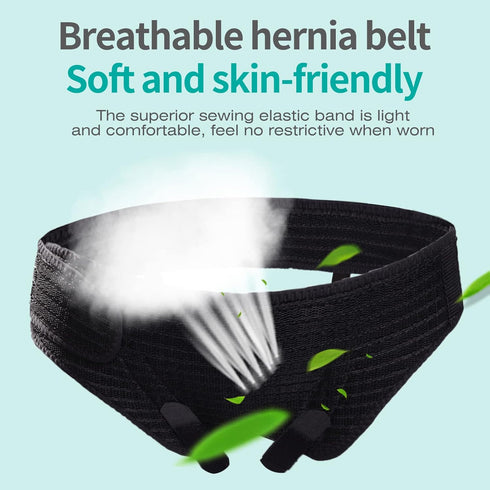 Lefeke Hernia Belts for Men Inguinal - Hernia Support Brace for Groin Pain Relief, Hernia Truss for Bilateral Hernia,