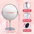 Schliersee 10X Magnifying Makeup Mirror 8 inch, Double Sided Makeup Mirror, 1X/10X Magnification Standing Swivel 8" Table Desk Mirror for Dresser Bathroom by Schliersee