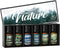 HIQILI Nature Fragrance Oil 6x10ml, Essential Oils Set for Candle Scents, Soap Making & Diffuser