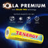 Tenergy Solla Premium Rechargeable NiMH AA Battery, 1300mAh Solar Batteries for Solar Garden Lights, Anti-Leak, Outdoor Durability, 5+ Years Performance, UL Certified, Pre-Charged 12 Pack