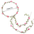 Whaline 4 Pcs Bohemian Style Floral Wreath Headbands - Flower Crown Headdress for Wedding Bride Party Festivals (4
