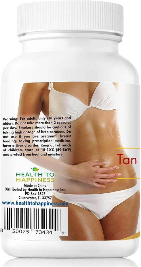 Tan Optimizer Plus+, 30 Count, Tanning and Skin Health Supplement with Beta Carotene & Vitamins