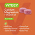 Calcium Gummies with Vitamin D3 & Magnesium - Chewable Fruit Flavored Supplements for Bone Health, 60 Count
