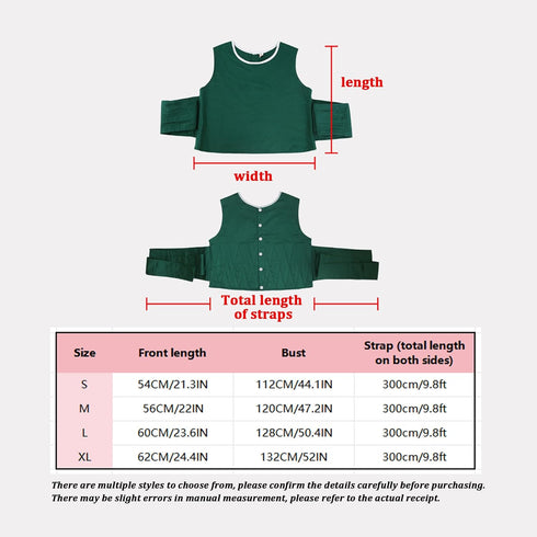 QNZKIOXV Restraint Vest for Bed or Wheelchair, Bed Restraint Waist Vest,Adjustable Anti Fall Waist Strap for Elderly
