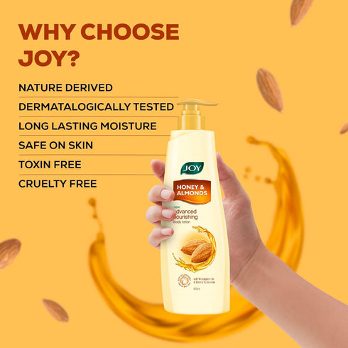 Joy Honey & Almonds Nourishing Body Lotion 500ml