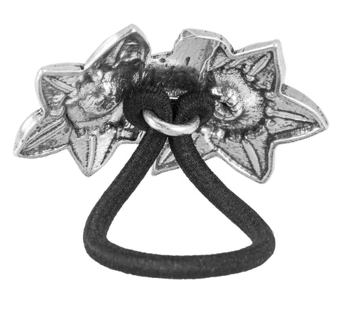 Ponytail Holder Hair Accessory, Women's Hair Tie, Daffodil Design by Oberon Design