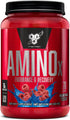 BSN Amino X Muscle Recovery & Endurance Powder, 10 Grams of Amino Acids, Blue Raz, 70 Servings