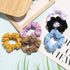 SUSULU Pack of 16pcs Cotton Hair Scrunchies, Solid Color Ponytail Holders for Women Accessories