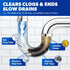 iekufes 1PCS Multi-Purpose Pipeline Dredging Agent, Toilets, Bathroom Drains & Floor Pipes | Safe for All Pipe Types
