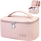 Makeup Bag Travel Cosmetic Bag, Large Capacity PU Leather Organizer, Portable Toiletry Bag for Women, Makeup Storage