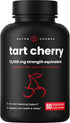 NutraChamps Organic Tart Cherry Extract Capsules 12,000mg - Uric Acid Cleanse & Joint Support, Vegan, Montmorency