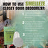 SMELLEZE Reusable Office Odor Removal Deodorizer Pouch, Chemical-Free Smell Removal for 150 Sq. Ft.