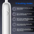 X1 4 5 60-Day IPX7 Sonic Electric Toothbrush for Adults - Sweeping & Vibrating, Rechargeable, Brush Heads, Cleaning