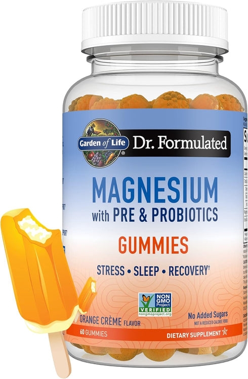 Garden of Life Dr Formulated Magnesium Citrate Supplement, 60 Gummies, Vegan, Gluten Free