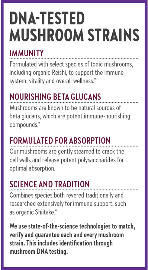 Immune 60 New Chapter Support Reishi & Shiitake Mushroom Blend with Organic Reishi Mushroom, Vegan + Non-GMO, Nootropic